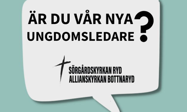 Vi söker ny ungdomsledare f o m hösten 2025