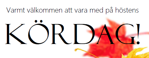 Kördag söndag 27 oktober